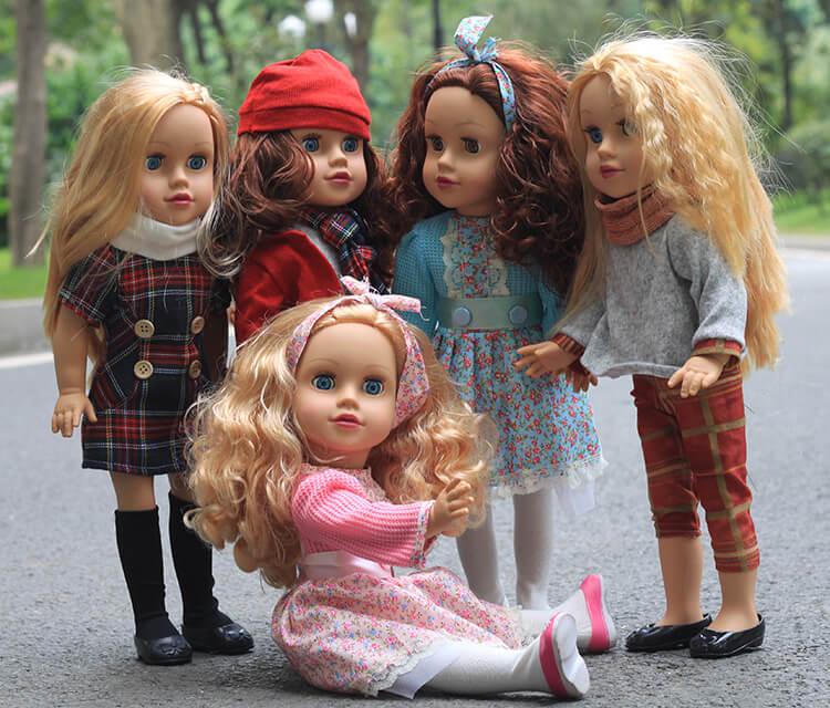 45cm Süße Vinylpuppe für Mädchen-Spielhaus