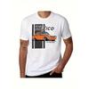 Mk1 Escort in Mexikanisch Orange mit Schwarzem T-Shirt, Grafisches Herren-T-Shirt, Humorvolles T-Shirt, Sonderangebot für Herrenbekleidung, Kleidung im Vintage-Stil, Freizeit