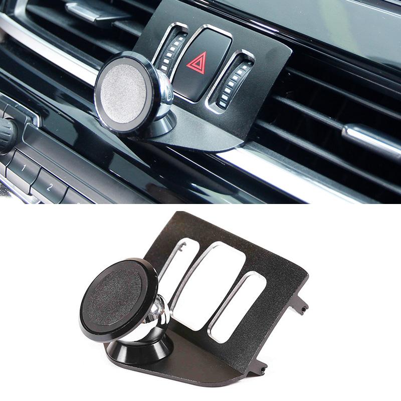 Aluminum Alloy Mobile Phone Holder Avigation Bracket Car Accessories Interior For BMW X1 X2 F47 F48