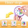 Visual Timer for Kids Adults,60 Minutes Countdown Timer for Classroom, Office, Study, ADHD Tools for Kids Productivity Timer (Blue)