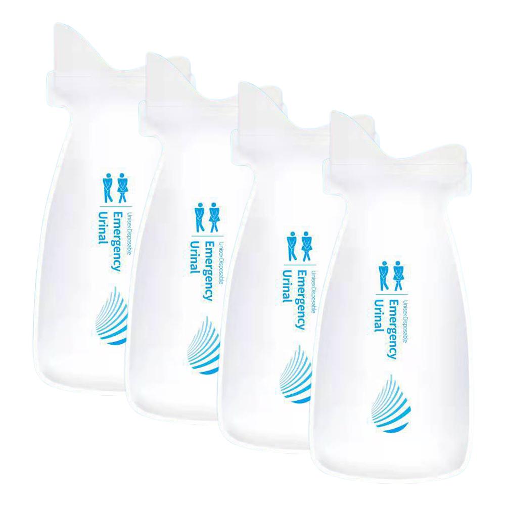 

4 шт. одноразовый автомобильный мешок для экстренной мочи портативный большой емкости для экстренного мочеиспускания специальный гигиенический мешок