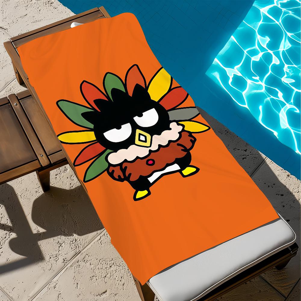 funny cartoon cute art b-badt m-maru SRO soft Beach Towels Trip swim Pool bathing Towel Gym Spa home Decor Gift Holiday