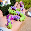 34cm 3D Printing Colourful Dragon Toy Joints Movable Creative Simulation Chinese Dragon Desktop Decoration Stress Relief Toys