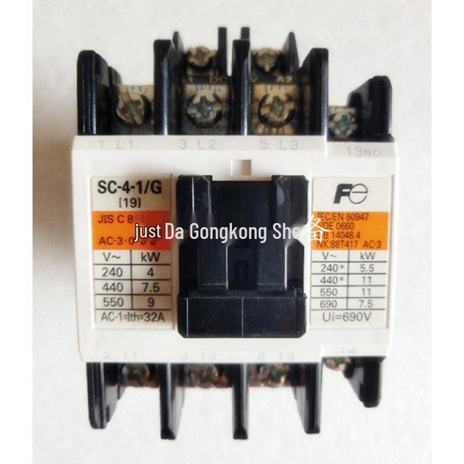 

Genuine Japanese Fuji DC Contactor SC-4-1/G DC24V 48V 110V In Stock