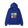 Anime Jujutsu Kaisen Ending Scene Printed Hoodie Loose Warm Fleece Sweatshirt Autumn Winter Minimal Street Pullover