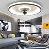 Dimmbarer 72-W-LED-Deckenventilator mit Fernbedienung, Ventilator mit Beleuchtung, einstellbare Windgeschwindigkeit, LED-Luftkühlerlampe