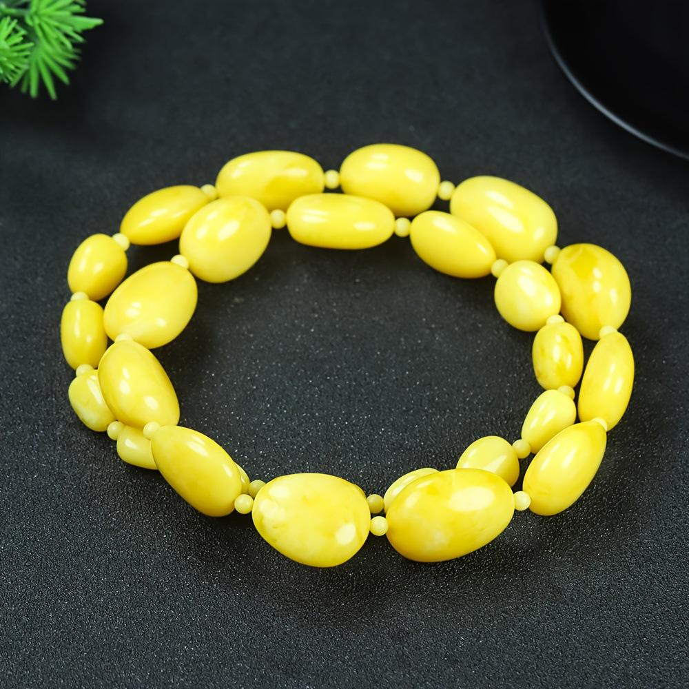 Qi Yi Baltic Second Gen Amber Freeform Unisex Necklace