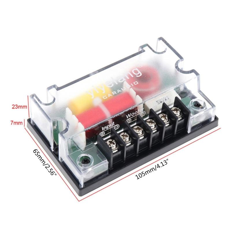 Car Crossover 2 Way Treble Bass Speaker Filter Speaker Frequency Divider 200W