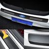 Adesivi Protettori Paraurti Posteriore Coda Baule in Fibra di Carbonio per Auto Accessorio Per Ford Fiesta Focus 2 Mondeo Mustang Ranger Kuga S-MAX Transit