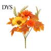 Simulation Greenery for Interior Decoration Artificial Fall Flowers, Faux Silk Flower Arrangement, Realistic Bouquet Long Lasting Flowers Weddings