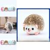 Adorable Hedgehog Plush Toy Soft Stuffed Keychain Doll Cute Small Animal Gift