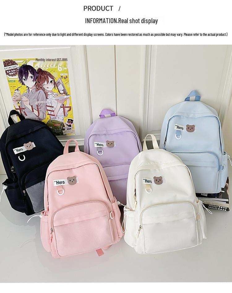 Mochila Transfronteiriça Leve e de Grande Capacidade para Estudantes - Ideal para Ensino Fundamental II, Ensino Médio e Faculdade.