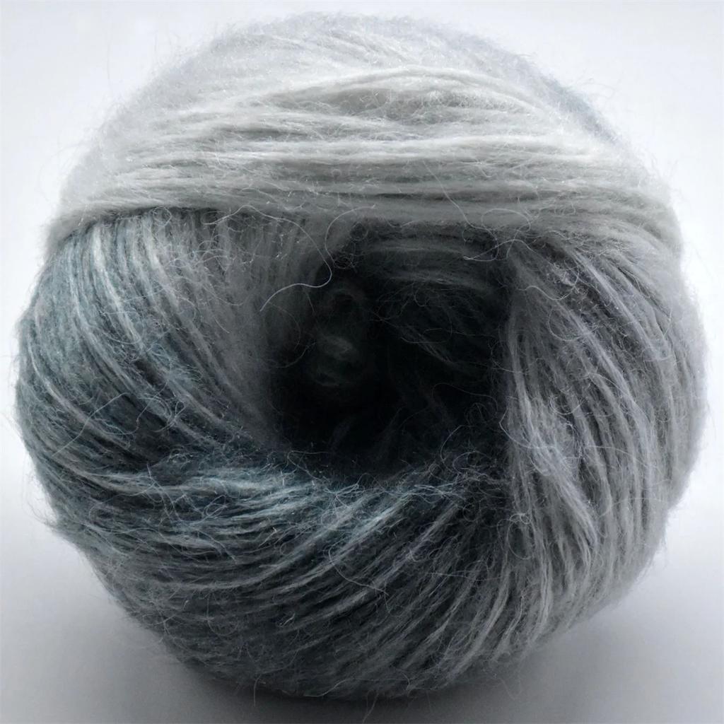 6pcs 300g/10.56oz Mohair Yarn Super Soft Extra Thick Knitting Crochet Wool Vibrant Yarn Bundle for Shawls Scarves Blankets Sweaters DIY Craft Supplies