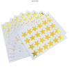 Golden Star and Flower Reward Stickers for Children - Ideal for Kindergarten Praise