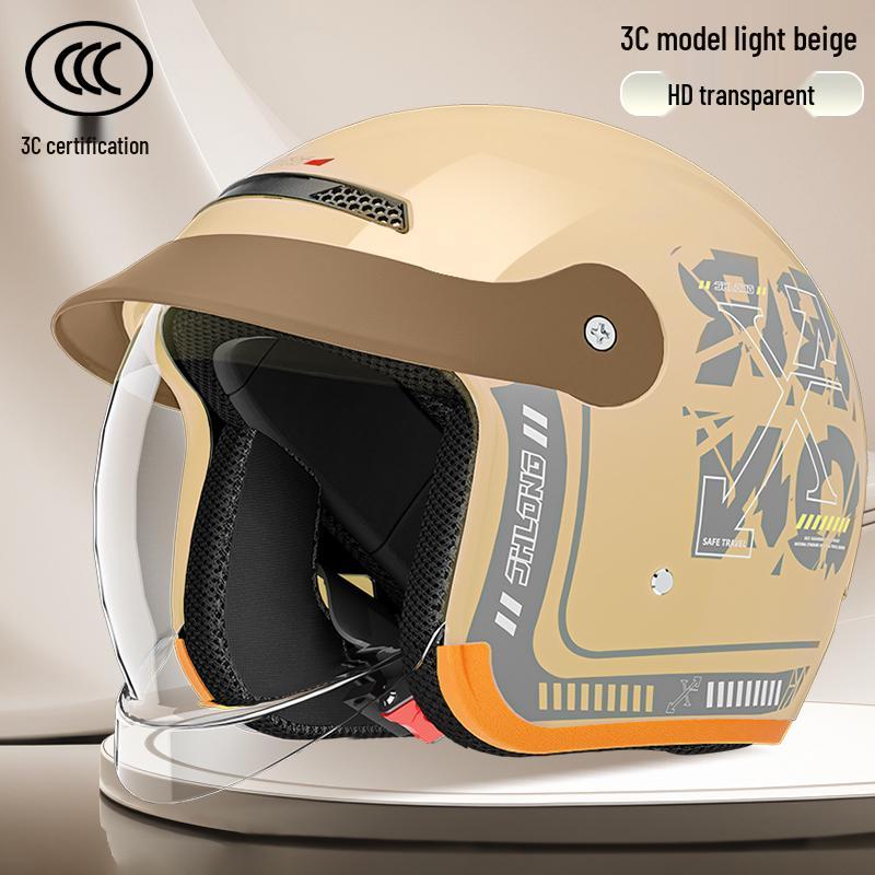 3C Certified Unisex All-Season Full Face Motorcycle Helmet - Warm & Rainproof for Autumn/Winter One Size