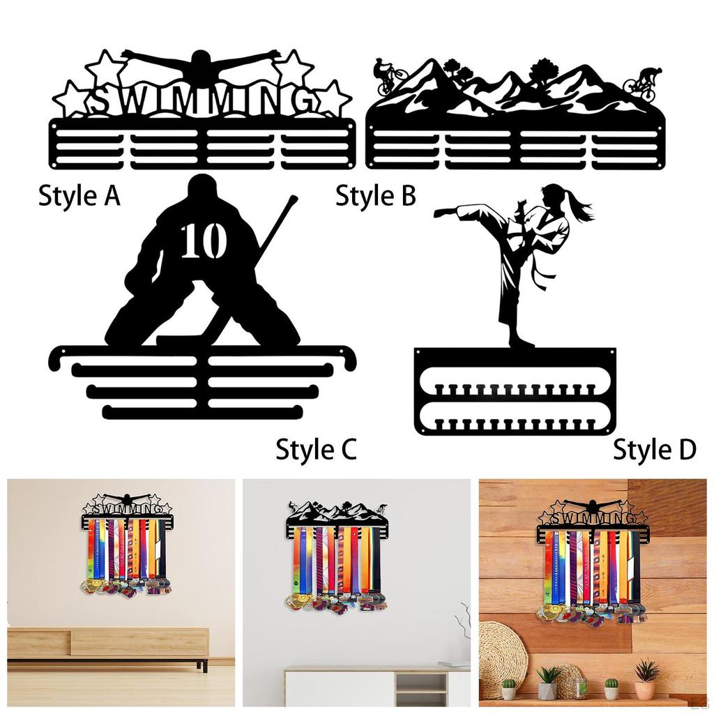 Cheer Holder Medal Hanger Sturdy Iron Award Tape Organizer of The Deportivo Share