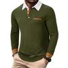Men’s Collared Paul Long-Sleeved Base Layer Polo Shirt – Casual Polo Shirt for Men