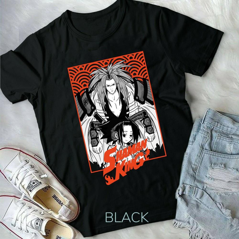 

Shaman King Yoh Asakura and Amidamaru Anime Manga new top Unisex Tshirt 4XL