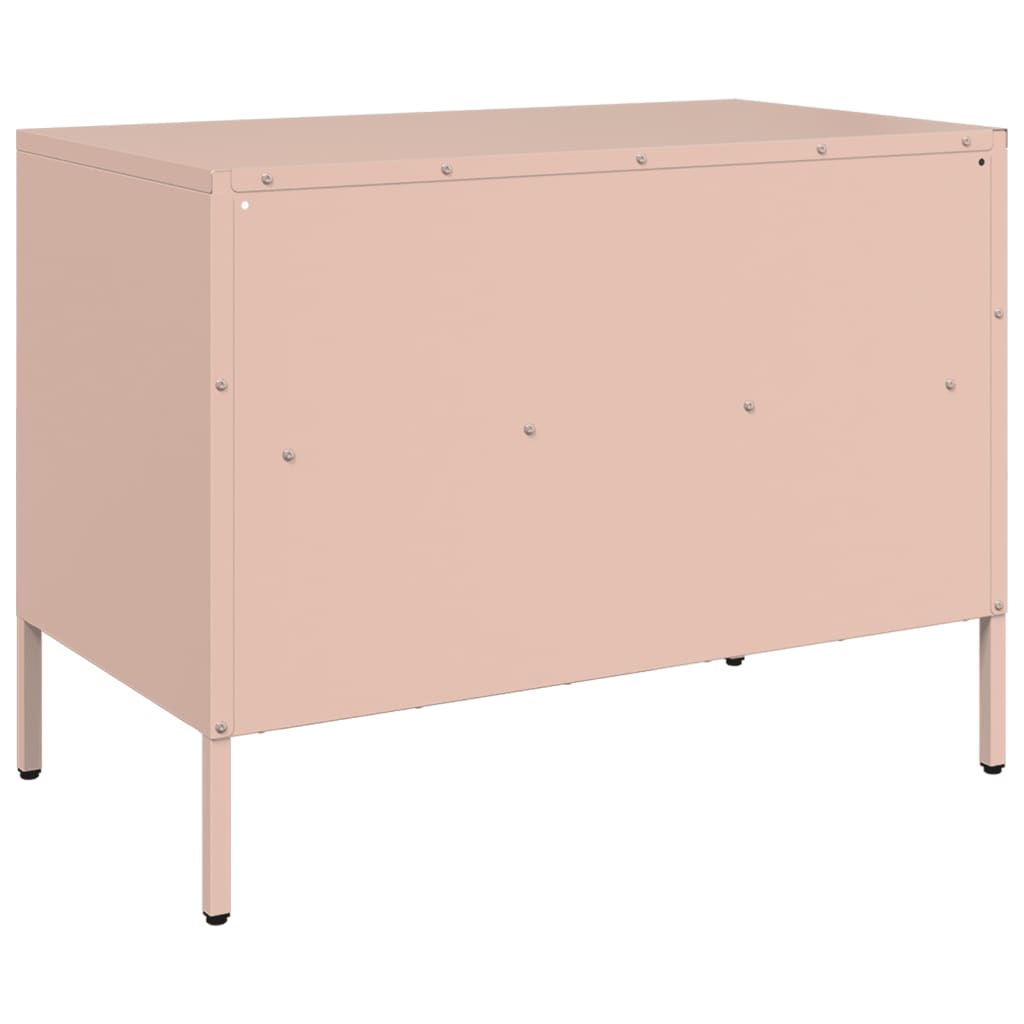 Pink TV Stand 68 X 39 X 50.5 Cm Steel
