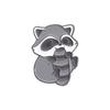 Playful Charming Raccoon Design Brooch Fun Animal Pin Stylish Alloy Badge Everyone For