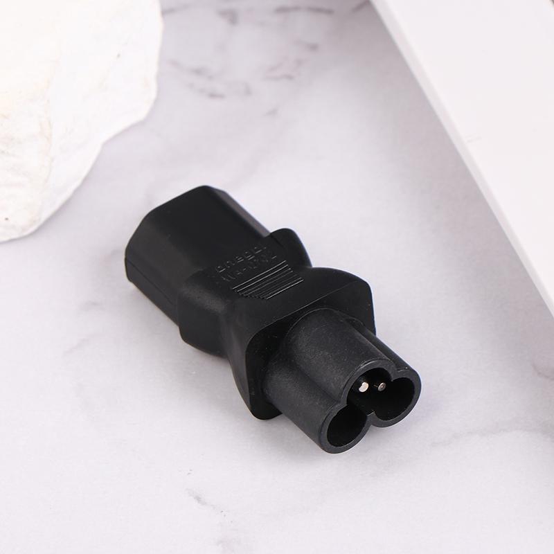 1pc Socket Ac Adapter Power Iec320 3pin C13 Female To C6 Male Plug Ac Power Adapter Electrical Socket Converter