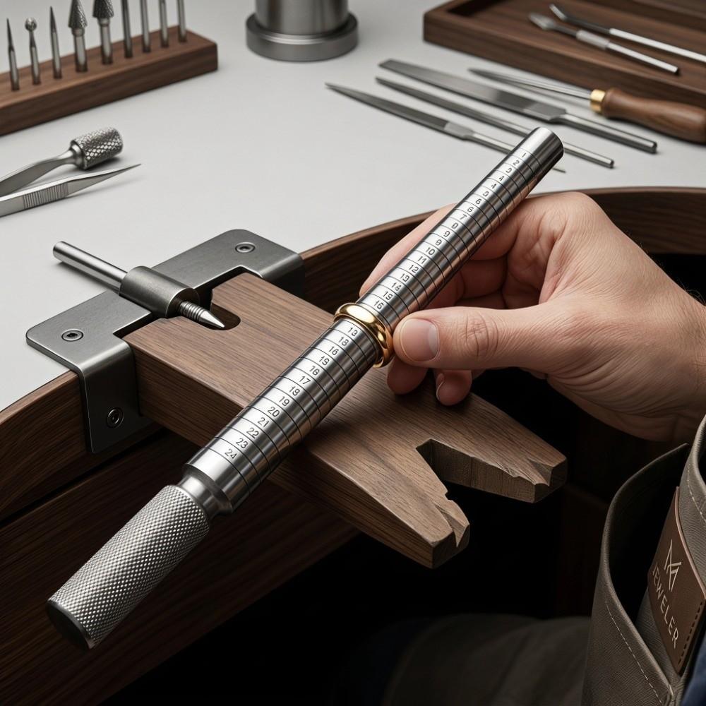 Sliver Ring Measuring Mandrel Jewelry Reshaping Repair Tool  Deformed Metal Ring Reshaping Repair