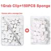 Manicure Sponge Kit With Gripper Pick‑Up Pen Creative Nail Gradient Painting Stamping Tool DIY Nail Art Decoration Accessories