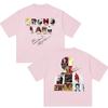 Rapper Bruno Mars The Romantic Tour 2026 Merch T Shirts Men's Vintage Fashion Oversized Cotton T-shirt Gothic Clothing Tee Shirt