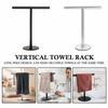 Stainless Steel Towel Rack Free Standing T-Shape Towel Bar Rack Bath Towel Bar Stand For Bathroom Kitchen Vanity Countertop