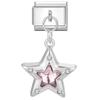New Glitter Bow Shell Moon Butterfly Heart Cherry Dreamy Pendant Italian Charm Links Fit 9MM Stainless Steel Bracelet DIY Making