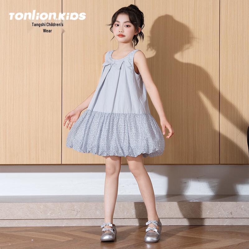 Tangshi Girls  Floral Sleeveless Princess Dress XXL