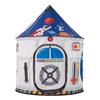 Floving Kids' Folding Tent, Kids Playhouse with Storage Bag, Rocket Tent, Ball Pit, Spaceship Tent, Tent House, Rocket Toy, Indoor/Outdoor Use (White)