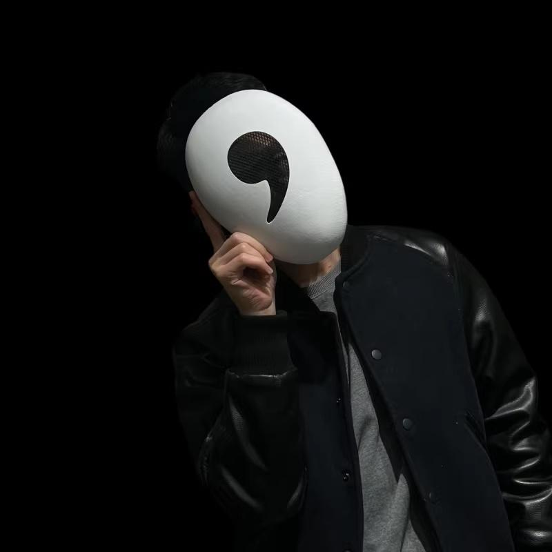 3D Printed Masks Designer Punctuation Masquerade Mask Game Cosplay Costume Accessories Singer DJ Stage Rock Hip Hop Masks