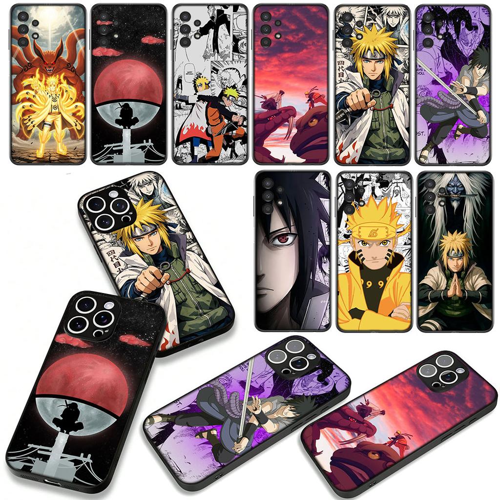 Uchiha Sasuke Narutos Namikaze Minato Case for Motorola Moto G54 G05 G24 G55 G85 G15 G57 G86 Power Edge 50 30 Fusion neo Pro