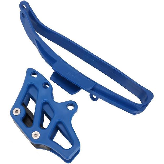 JFG RACING Motorcycle Chain Guard Guide Protector + Chain Slider for WR 250F/450F, YZ 125/125X, 250/250X/250F/250FX, 450F/450FX Dirt Bike, Blue