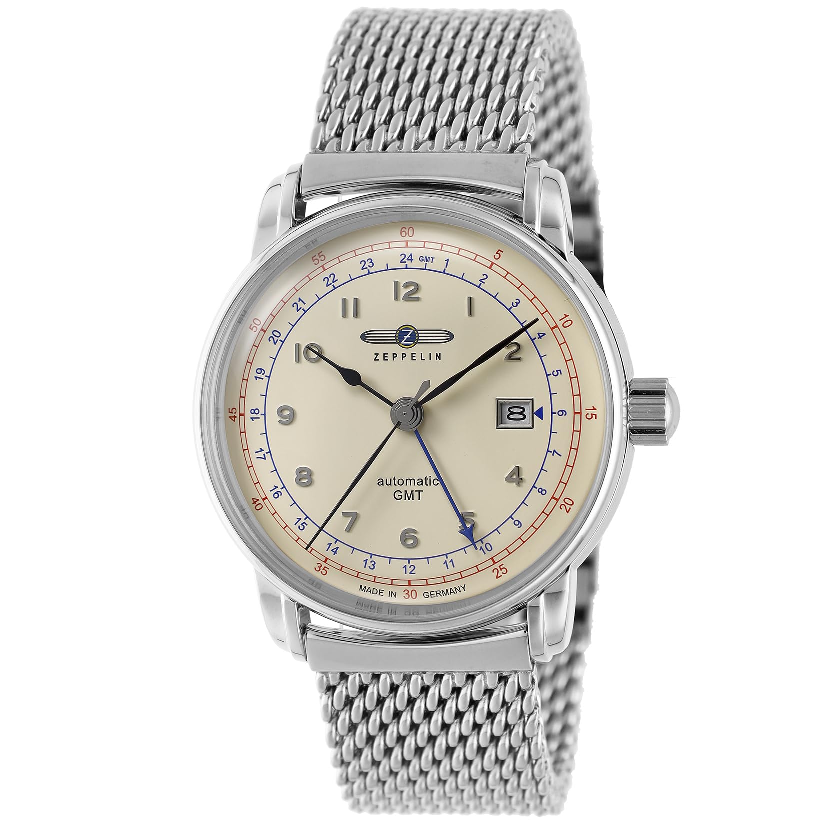 

Casual Watch LZ126 Los Angeles Silver [Zeppelin] 7668-M5 Men s [Item] бежевий