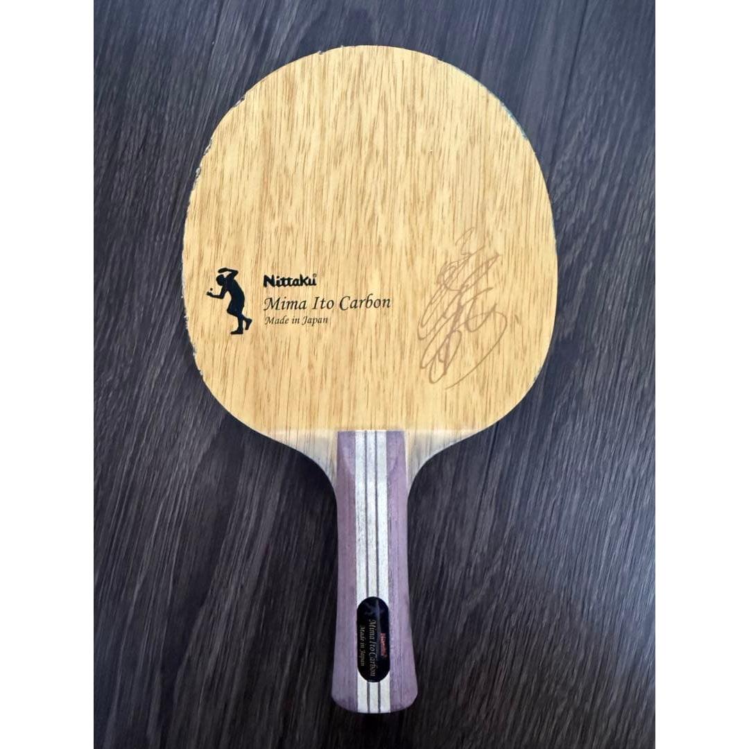 Used Nittaku Mima Ito Carbon table tennis racket Mima Ito