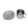 Edelstahl Kaffeetassen Set Doppelwandig Rostfrei Modern Latte Cappuccino Teetasse für Zuhause Büro Café Camping