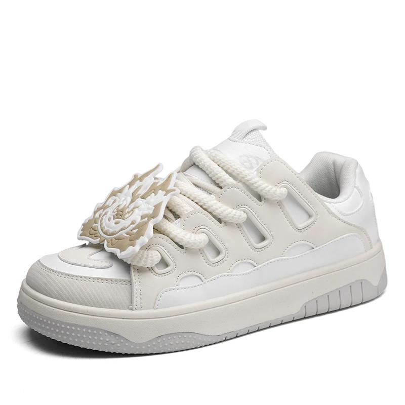 

Нові Чоловічі Скейтборд Хлібні Кросівки Ретро Національний Тренд Спортивне Взуття Віндборд Жіночі Кросівки для Жінок Chaussure Homme 39