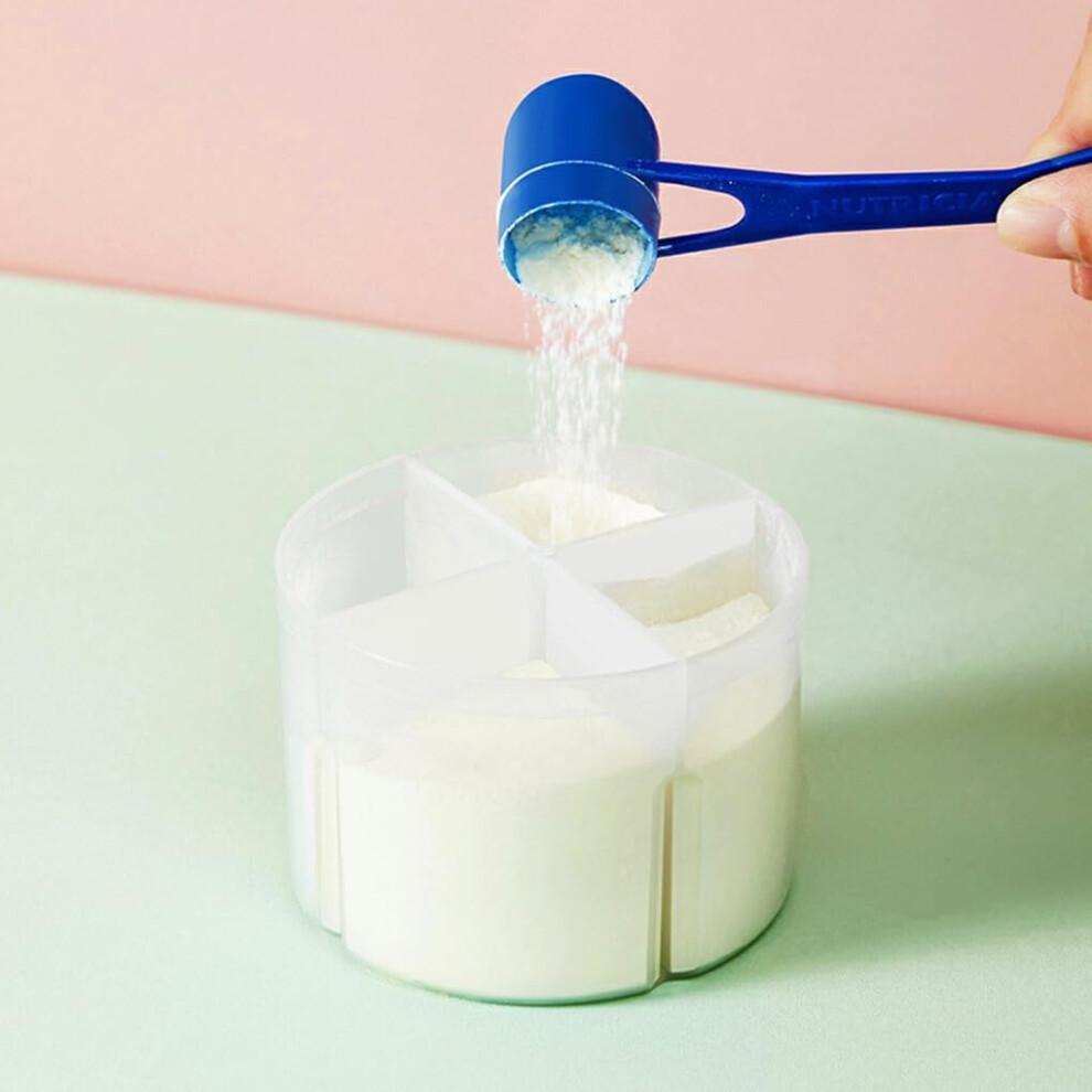 PP Infant Milk Powder Storage Box - Sealed Snack Dispenser for Travel, Spice Beige, BPA-Free, Durable Design