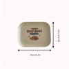 1 Pc Korean Ins Cute Cartoon Breakfast Plate  Tray Table Snack Tray  Household Tableware Photo Props