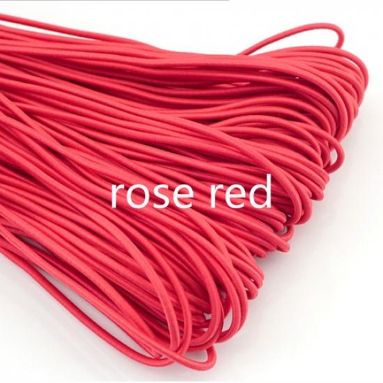 10M Skinny Elastic Band Cord Round Ribbon Stretchy DIY Trimming Sewing Craft New