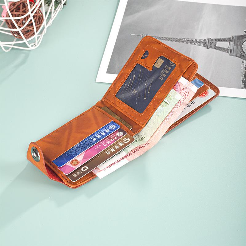 Explosive Men's Wallet Pattern Explosive Ultra-light Bag Multifunctional Retro Multi-card Position