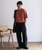 Dickies Men's Short Sleeve T-Shirt, 100% Cotton, Side Slit, Sumikuro (Size L)