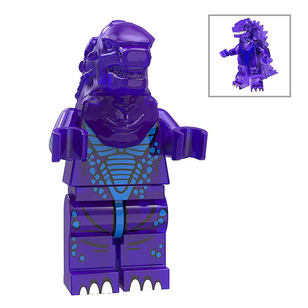 Warrior Transparent Monster Children Building Block Doll