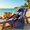 Mbappe Personalized Text Beach Towel Super Soft & Absorbent For Beach Bathroom Outdoor Swimming Pool Camping Picnic Yoga Diving Vacation Accessories