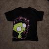 Vintage Invader Zim Cartoon Print Short Sleeve TShirt Retro Unisex Graphic Tee 90s Nostalgia Summer Streetwear Y2k Tee Top