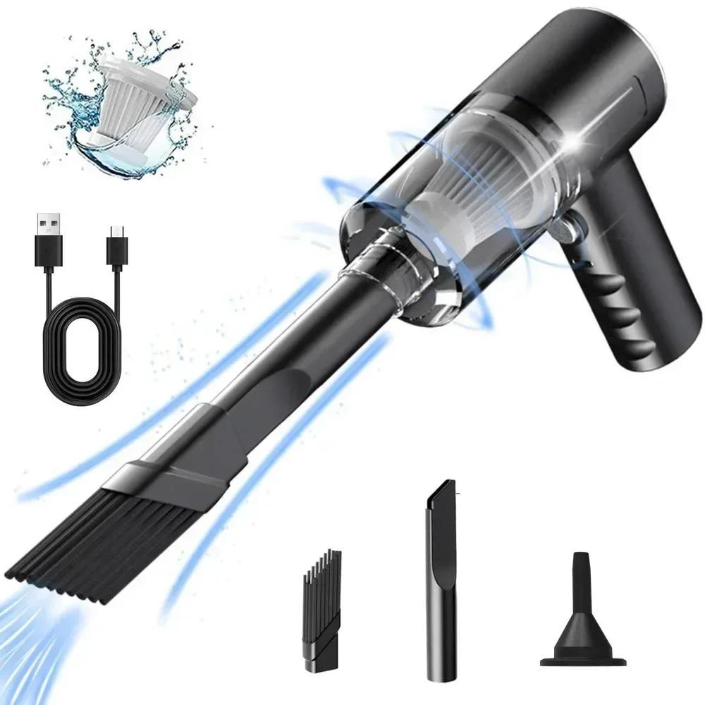 Car Vacuum Cleaner Powerful Cleaning Machine Handheld Car Vacuum Rechargeable Wireless Cleaner For Car Home Pet Hair