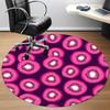 1pc Kiwi Pattern Office Round Area Rug, Under Office Chairs Bedroom Living Room Home Decor, Room Deco, Available in Various Sizes