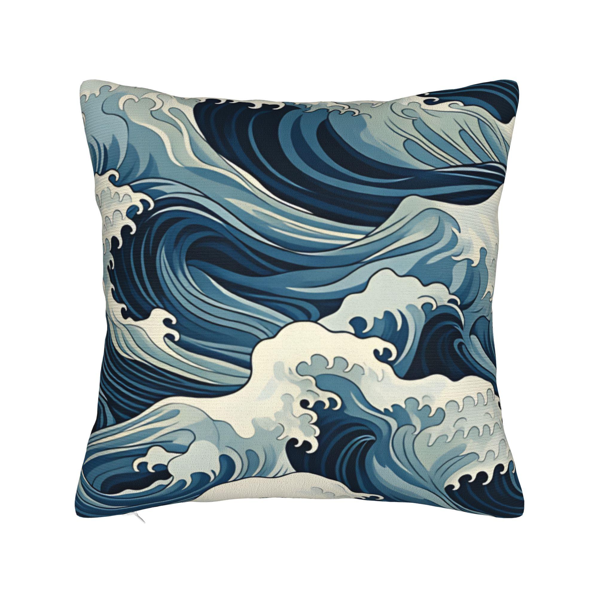 Pillow Cover Black and White American Traditional Tattoo Cute Funny Pillow Case For Sofa Home Decoration Pillowcases 30cmx30cm